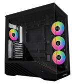 کیس گیمینگ لیان لی Vector V100R Black - تصویر 4